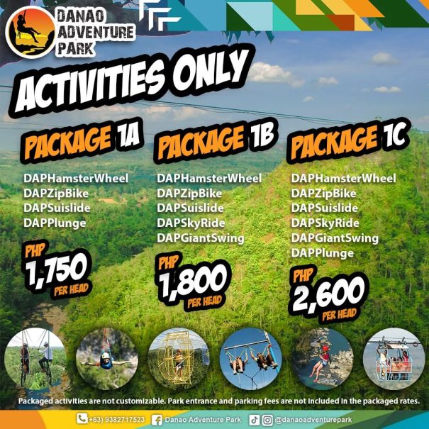 Danao adventure park packages